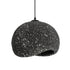 GloboStar® STONE 204-0194 Μοντέρνο Κρεμαστό Φωτιστικό Καμπάνα Μονόφωτο 1 x E27 IP20 Μαύρο Με Λευκό Πολυστερίνη με Ρητίνη - Μ35 x Π31 x Υ26cm - ledmania.gr