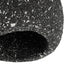 GloboStar® STONE 204-0194 Μοντέρνο Κρεμαστό Φωτιστικό Καμπάνα Μονόφωτο 1 x E27 IP20 Μαύρο Με Λευκό Πολυστερίνη με Ρητίνη - Μ35 x Π31 x Υ26cm - ledmania.gr