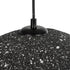 GloboStar® STONE 204-0194 Μοντέρνο Κρεμαστό Φωτιστικό Καμπάνα Μονόφωτο 1 x E27 IP20 Μαύρο Με Λευκό Πολυστερίνη με Ρητίνη - Μ35 x Π31 x Υ26cm - ledmania.gr