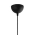 GloboStar® STONE 204-0194 Μοντέρνο Κρεμαστό Φωτιστικό Καμπάνα Μονόφωτο 1 x E27 IP20 Μαύρο Με Λευκό Πολυστερίνη με Ρητίνη - Μ35 x Π31 x Υ26cm - ledmania.gr