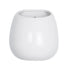 GloboStar® Artificial Garden GRENADA 20537 Διακοσμητικό Κεραμική Γλάστρα Λευκή Φ12 x Υ13 - ledmania.gr
