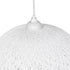 GLOBOSTAR® SOLEI 205-0007 Boho Κρεμαστό Φωτιστικό Οροφής με Ντουί 1 x E27 AC 220-240V IP20 - Λευκό - M40 x Π40 x Υ45cm - ledmania.gr