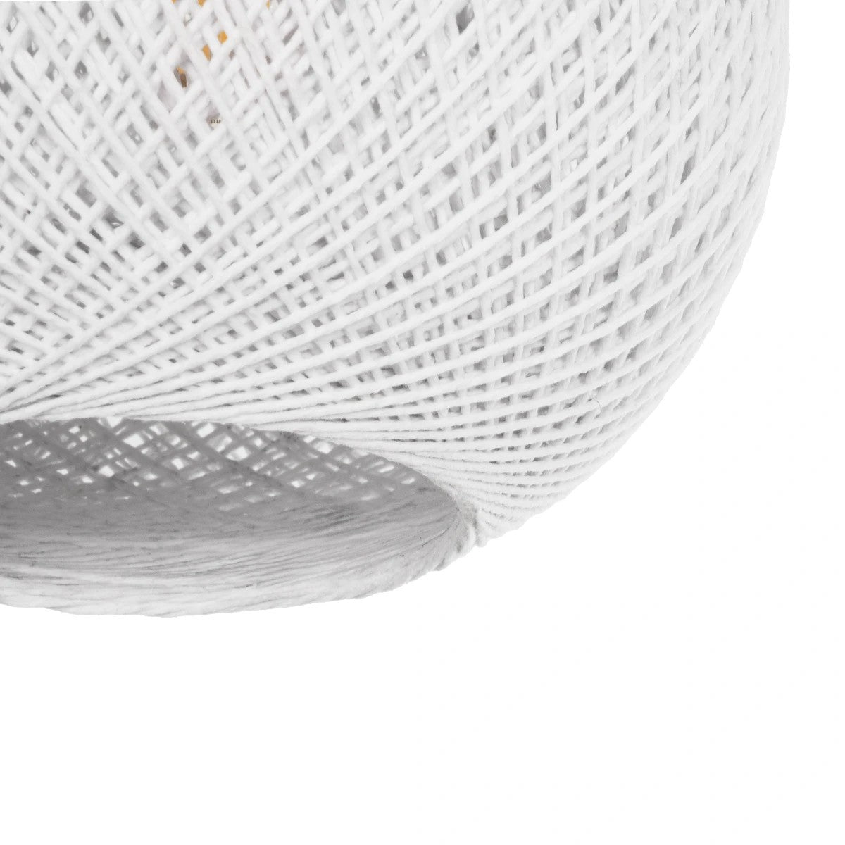 GLOBOSTAR® SOLEI 205-0009 Boho Κρεμαστό Φωτιστικό Οροφής με Ντουί 1 x E27 AC 220-240V IP20 - Λευκό - M20 x Π20 x Υ25cm - ledmania.gr