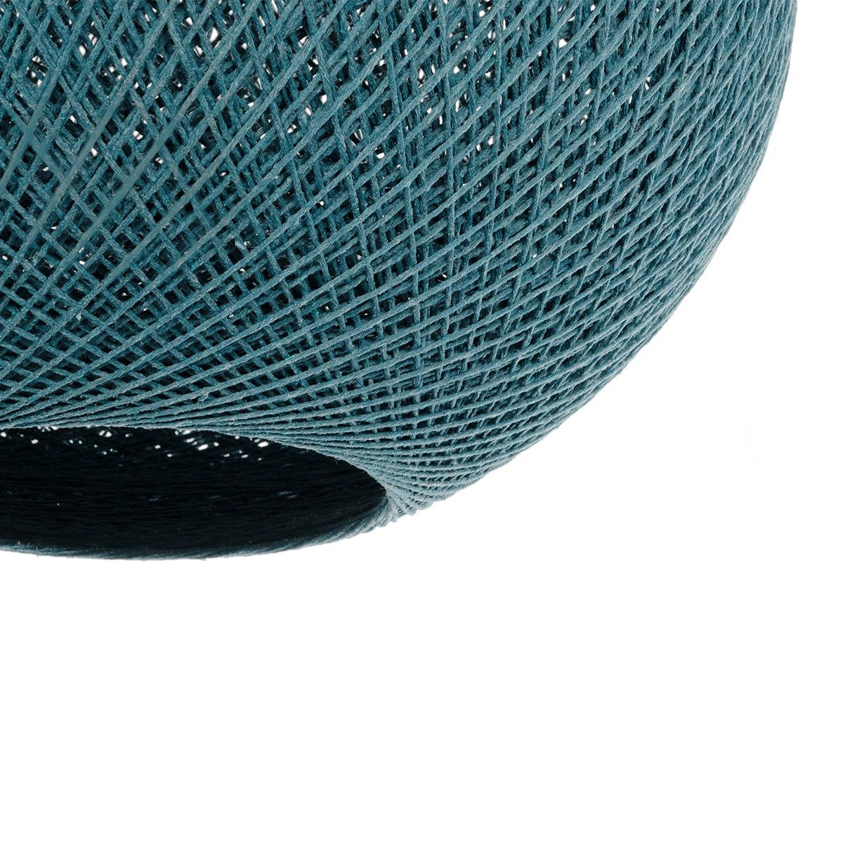 GLOBOSTAR® SOLEI 205-0010 Boho Κρεμαστό Φωτιστικό Οροφής με Ντουί 1 x E27 AC 220-240V IP20 - Τιρκουάζ - M40 x Π40 x Υ45cm - ledmania.gr