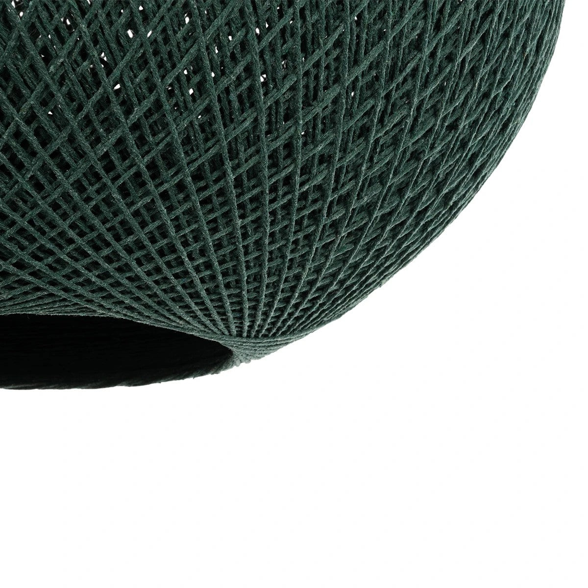 GLOBOSTAR® SOLEI 205-0013 Boho Κρεμαστό Φωτιστικό Οροφής με Ντουί 1 x E27 AC 220-240V IP20 - Πράσινο - M40 x Π40 x Υ45cm - ledmania.gr