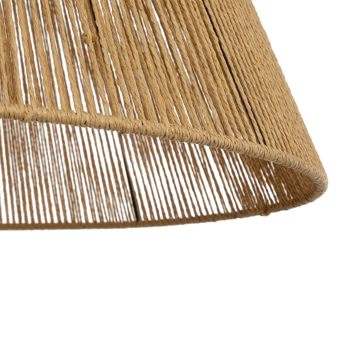 GLOBOSTAR® HUTT 205-0018 Boho Κρεμαστό Φωτιστικό Οροφής με Ντουί 1 x E27 AC 220-240V IP20 - Μπεζ - M50 x Π50 x Υ40cm - ledmania.gr