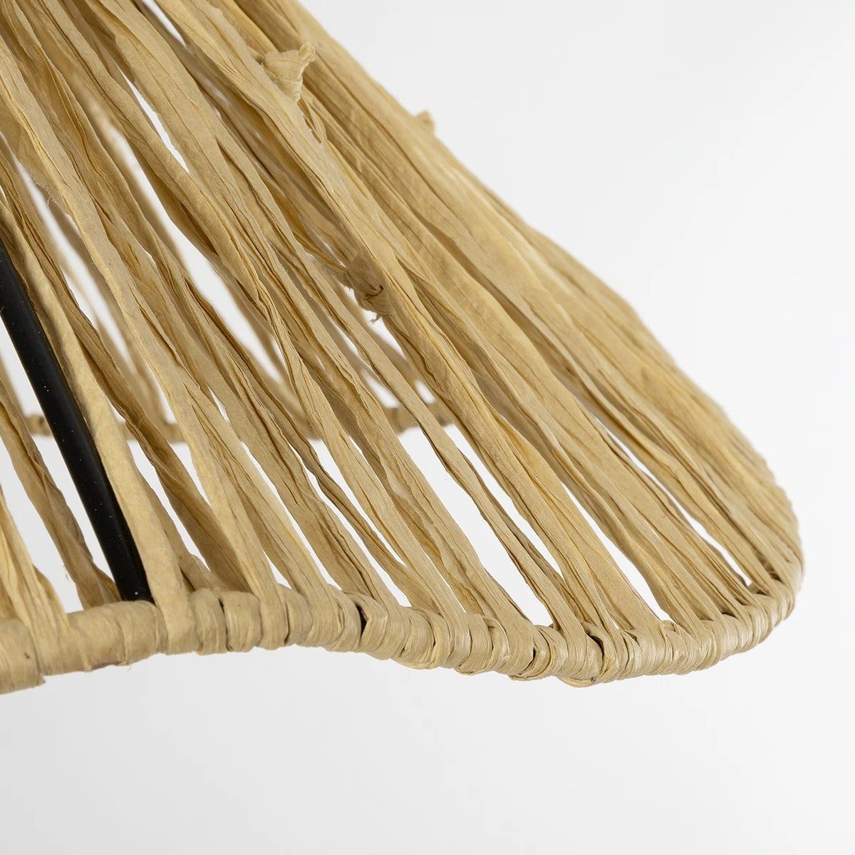 GLOBOSTAR® CHAPEAU 205-0028 Boho Κρεμαστό Φωτιστικό Οροφής με Ντουί 1 x E27 AC 220-240V IP20 - Μπεζ - M41 x Π41 x Υ17cm - ledmania.gr