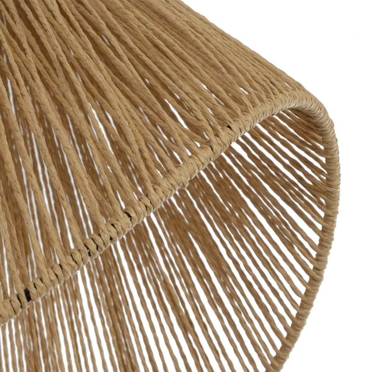 GLOBOSTAR® ECLAIR 205-0030 Boho Κρεμαστό Φωτιστικό Οροφής με Ντουί 1 x E27 AC 220-240V IP20 - Μπεζ - M41 x Π27 x Υ29cm - ledmania.gr