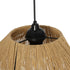 GLOBOSTAR® ECLAIR 205-0030 Boho Κρεμαστό Φωτιστικό Οροφής με Ντουί 1 x E27 AC 220-240V IP20 - Μπεζ - M41 x Π27 x Υ29cm - ledmania.gr
