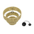 GLOBOSTAR® COROIN 205-0034 Boho Κρεμαστό Φωτιστικό Οροφής με Ντουί 1 x E27 AC 220-240V IP20 - Μπεζ - M40 x Π40 x Υ35cm - ledmania.gr