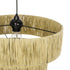 GLOBOSTAR® COROIN 205-0034 Boho Κρεμαστό Φωτιστικό Οροφής με Ντουί 1 x E27 AC 220-240V IP20 - Μπεζ - M40 x Π40 x Υ35cm - ledmania.gr