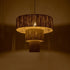GLOBOSTAR® COROIN 205-0035 Boho Κρεμαστό Φωτιστικό Οροφής με Ντουί 1 x E27 AC 220-240V IP20 - Μπεζ - M70 x Π70 x Υ64cm - ledmania.gr