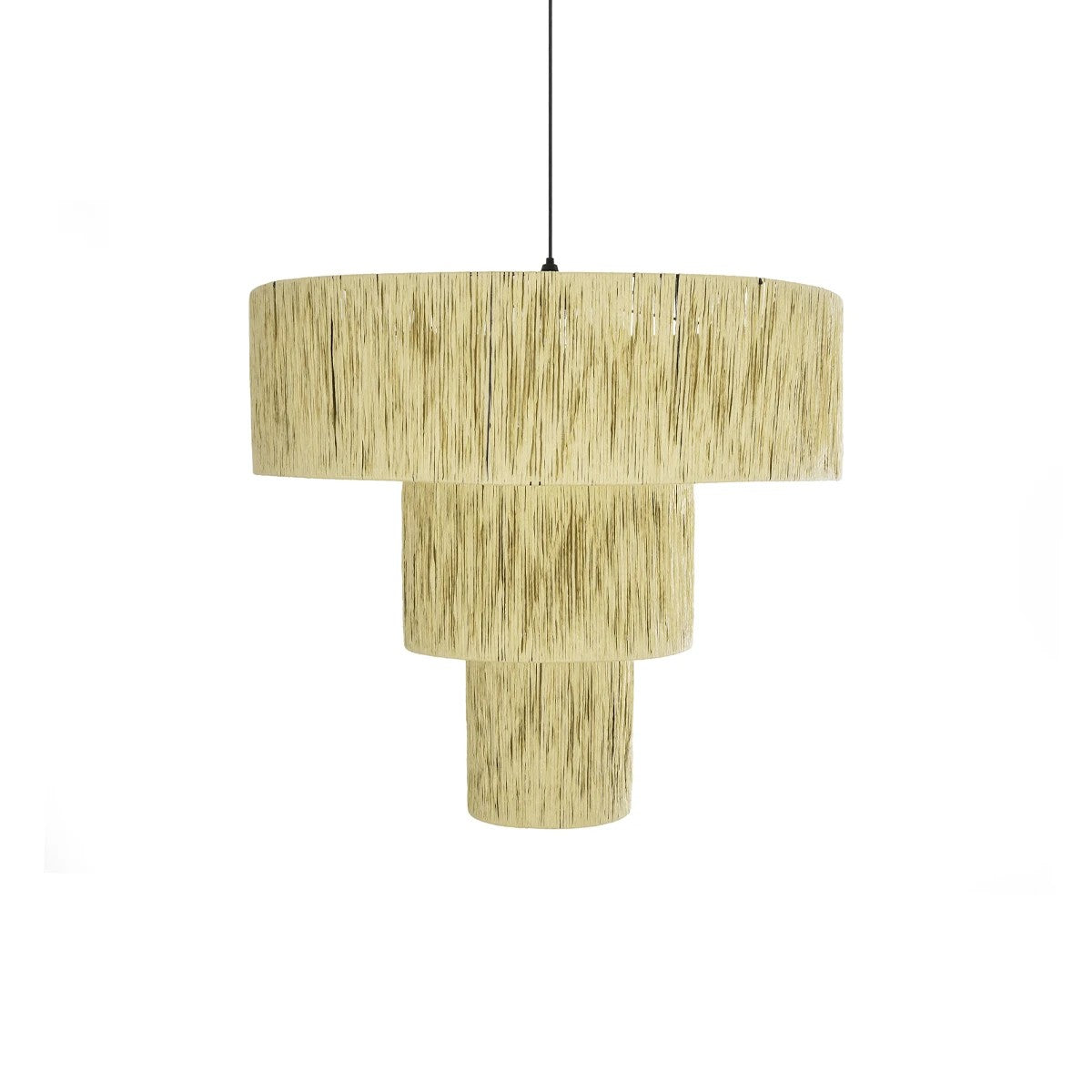 GLOBOSTAR® COROIN 205-0035 Boho Κρεμαστό Φωτιστικό Οροφής με Ντουί 1 x E27 AC 220-240V IP20 - Μπεζ - M70 x Π70 x Υ64cm - ledmania.gr