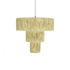 GLOBOSTAR® COROIN 205-0035 Boho Κρεμαστό Φωτιστικό Οροφής με Ντουί 1 x E27 AC 220-240V IP20 - Μπεζ - M70 x Π70 x Υ64cm - ledmania.gr