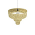 GLOBOSTAR® COROIN 205-0035 Boho Κρεμαστό Φωτιστικό Οροφής με Ντουί 1 x E27 AC 220-240V IP20 - Μπεζ - M70 x Π70 x Υ64cm - ledmania.gr