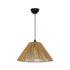 GLOBOSTAR® COROIN 205-0036 Boho Κρεμαστό Φωτιστικό Οροφής με Ντουί 1 x E27 AC 220-240V IP20 - Μπεζ - M35 x Π35 x Υ21cm - ledmania.gr