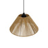 GLOBOSTAR® COROIN 205-0036 Boho Κρεμαστό Φωτιστικό Οροφής με Ντουί 1 x E27 AC 220-240V IP20 - Μπεζ - M35 x Π35 x Υ21cm - ledmania.gr