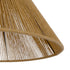 GLOBOSTAR® COROIN 205-0036 Boho Κρεμαστό Φωτιστικό Οροφής με Ντουί 1 x E27 AC 220-240V IP20 - Μπεζ - M35 x Π35 x Υ21cm - ledmania.gr