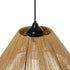 GLOBOSTAR® COROIN 205-0036 Boho Κρεμαστό Φωτιστικό Οροφής με Ντουί 1 x E27 AC 220-240V IP20 - Μπεζ - M35 x Π35 x Υ21cm - ledmania.gr