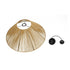 GLOBOSTAR® HATA 205-0037 Boho Κρεμαστό Φωτιστικό Οροφής με Ντουί 1 x E27 AC 220-240V IP20 - Μπεζ - M60 x Π60 x Υ27cm - ledmania.gr