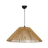 GLOBOSTAR® HATA 205-0037 Boho Κρεμαστό Φωτιστικό Οροφής με Ντουί 1 x E27 AC 220-240V IP20 - Μπεζ - M60 x Π60 x Υ27cm - ledmania.gr
