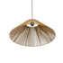 GLOBOSTAR® HATA 205-0037 Boho Κρεμαστό Φωτιστικό Οροφής με Ντουί 1 x E27 AC 220-240V IP20 - Μπεζ - M60 x Π60 x Υ27cm - ledmania.gr