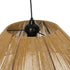 GLOBOSTAR® HATA 205-0037 Boho Κρεμαστό Φωτιστικό Οροφής με Ντουί 1 x E27 AC 220-240V IP20 - Μπεζ - M60 x Π60 x Υ27cm - ledmania.gr