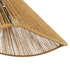 GLOBOSTAR® HATA 205-0038 Boho Κρεμαστό Φωτιστικό Οροφής με Ντουί 1 x E27 AC 220-240V IP20 - Μπεζ - M40 x Π40 x Υ17cm - ledmania.gr