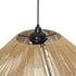 GLOBOSTAR® HATA 205-0038 Boho Κρεμαστό Φωτιστικό Οροφής με Ντουί 1 x E27 AC 220-240V IP20 - Μπεζ - M40 x Π40 x Υ17cm - ledmania.gr