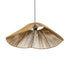 GLOBOSTAR® COURBE 205-0039 Boho Κρεμαστό Φωτιστικό Οροφής με Ντουί 1 x E27 AC 220-240V IP20 - Μπεζ - M62 x Π62 x Υ22cm - ledmania.gr