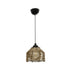 GLOBOSTAR® JUTTO 205-0040 Boho Κρεμαστό Φωτιστικό Οροφής με Ντουί 1 x E27 AC 220-240V IP20 - Μπεζ - M20 x Π20 x Υ18cm - ledmania.gr