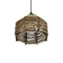 GLOBOSTAR® JUTTO 205-0040 Boho Κρεμαστό Φωτιστικό Οροφής με Ντουί 1 x E27 AC 220-240V IP20 - Μπεζ - M20 x Π20 x Υ18cm - ledmania.gr