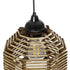 GLOBOSTAR® JUTTO 205-0040 Boho Κρεμαστό Φωτιστικό Οροφής με Ντουί 1 x E27 AC 220-240V IP20 - Μπεζ - M20 x Π20 x Υ18cm - ledmania.gr