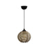 GLOBOSTAR® JUTTI 205-0041 Boho Κρεμαστό Φωτιστικό Οροφής με Ντουί 1 x E27 AC 220-240V IP20 - Μπεζ - M20 x Π20 x Υ18cm - ledmania.gr