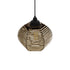 GLOBOSTAR® JUTTI 205-0041 Boho Κρεμαστό Φωτιστικό Οροφής με Ντουί 1 x E27 AC 220-240V IP20 - Μπεζ - M20 x Π20 x Υ18cm - ledmania.gr