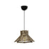 GLOBOSTAR® JUTTI 205-0042 Boho Κρεμαστό Φωτιστικό Οροφής με Ντουί 1 x E27 AC 220-240V IP20 - Μπεζ - M26 x Π26 x Υ15cm - ledmania.gr