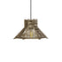 GLOBOSTAR® JUTTI 205-0042 Boho Κρεμαστό Φωτιστικό Οροφής με Ντουί 1 x E27 AC 220-240V IP20 - Μπεζ - M26 x Π26 x Υ15cm - ledmania.gr