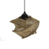 GLOBOSTAR® HUSLE 205-0043 Boho Κρεμαστό Φωτιστικό Οροφής με Ντουί 1 x E27 AC 220-240V IP20 - Μπεζ - M28 x Π28 x Υ19cm - ledmania.gr