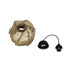 GLOBOSTAR® HUSLE 205-0044 Boho Κρεμαστό Φωτιστικό Οροφής με Ντουί 1 x E27 AC 220-240V IP20 - Μπεζ - M24 x Π24 x Υ21cm - ledmania.gr