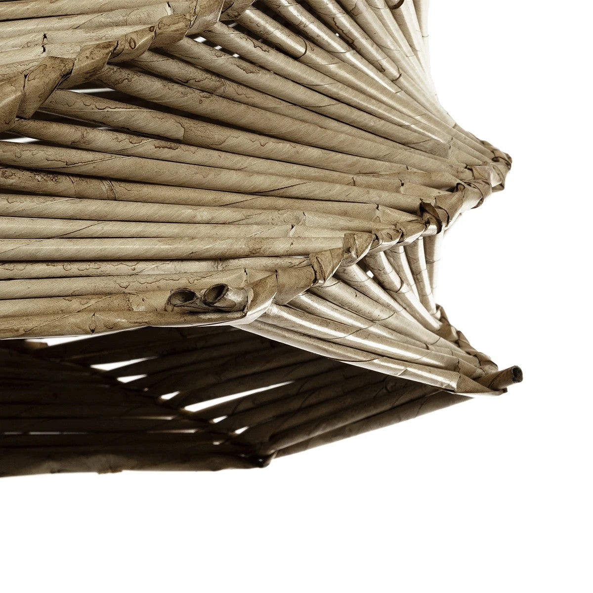 GLOBOSTAR® HUSLE 205-0045 Boho Κρεμαστό Φωτιστικό Οροφής με Ντουί 1 x E27 AC 220-240V IP20 - Μπεζ - M30 x Π30 x Υ28cm - ledmania.gr