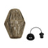 GLOBOSTAR® CASTILLO 205-0046 Boho Κρεμαστό Φωτιστικό Οροφής με Ντουί 1 x E27 AC 220-240V IP20 - Μπεζ - M26 x Π26 x Υ36cm - ledmania.gr