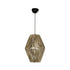 GLOBOSTAR® CASTILLO 205-0046 Boho Κρεμαστό Φωτιστικό Οροφής με Ντουί 1 x E27 AC 220-240V IP20 - Μπεζ - M26 x Π26 x Υ36cm - ledmania.gr