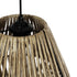 GLOBOSTAR® CASTILLO 205-0046 Boho Κρεμαστό Φωτιστικό Οροφής με Ντουί 1 x E27 AC 220-240V IP20 - Μπεζ - M26 x Π26 x Υ36cm - ledmania.gr