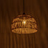 GLOBOSTAR® ARANCIA 205-0047 Boho Κρεμαστό Φωτιστικό Οροφής με Ντουί 1 x E27 AC 220-240V IP20 - Μπεζ - M35 x Π35 x Υ26cm - ledmania.gr