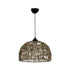 GLOBOSTAR® ARANCIA 205-0047 Boho Κρεμαστό Φωτιστικό Οροφής με Ντουί 1 x E27 AC 220-240V IP20 - Μπεζ - M35 x Π35 x Υ26cm - ledmania.gr