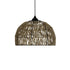 GLOBOSTAR® ARANCIA 205-0047 Boho Κρεμαστό Φωτιστικό Οροφής με Ντουί 1 x E27 AC 220-240V IP20 - Μπεζ - M35 x Π35 x Υ26cm - ledmania.gr