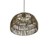 GLOBOSTAR® ARANCIA 205-0047 Boho Κρεμαστό Φωτιστικό Οροφής με Ντουί 1 x E27 AC 220-240V IP20 - Μπεζ - M35 x Π35 x Υ26cm - ledmania.gr