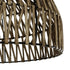 GLOBOSTAR® ARANCIA 205-0047 Boho Κρεμαστό Φωτιστικό Οροφής με Ντουί 1 x E27 AC 220-240V IP20 - Μπεζ - M35 x Π35 x Υ26cm - ledmania.gr