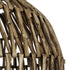 GLOBOSTAR® ARANCIA 205-0047 Boho Κρεμαστό Φωτιστικό Οροφής με Ντουί 1 x E27 AC 220-240V IP20 - Μπεζ - M35 x Π35 x Υ26cm - ledmania.gr