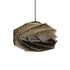 GLOBOSTAR® OLET 205-0049 Boho Κρεμαστό Φωτιστικό Οροφής με Ντουί 1 x E27 AC 220-240V IP20 - Μπεζ - M38 x Π38 x Υ23cm - ledmania.gr